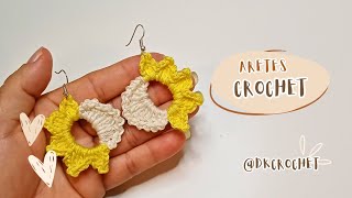 Sun and Moon Crochet Earrings LOOK at how EASY the tutorial is 🌞🌛