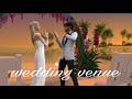 WEDDING VENUE || sims 4 || speed build no cc and no my wedding stories