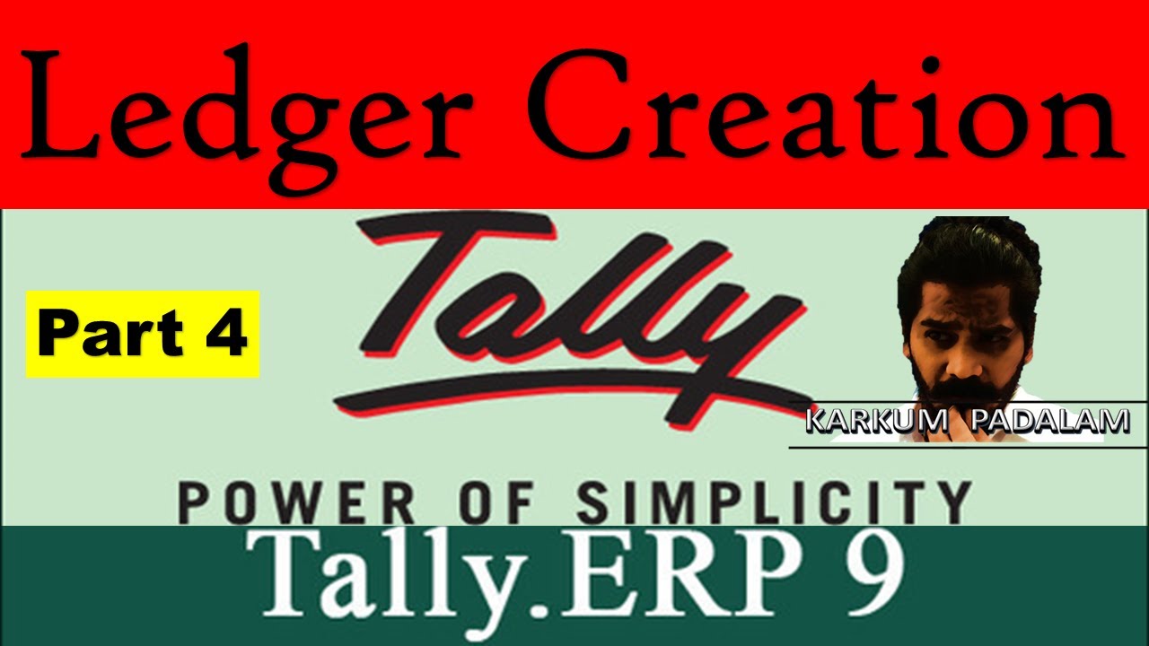 Ledger Creation In Tally ERP 9 | Ledger Entry In Tally With Example ...