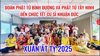 ĐOÀN PHẬT TỬ BÌNH DƯƠNG VÀ PHẬT TỬ TÂY NINH ĐẾN CHÚC TẾT CƯ SĨ NHUẬN ĐỨC (MÙNG 3 TẾT) #cusinhuanduc