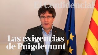 Puigdemont exige gobernar desde el exilio a partir del 18 de febrero