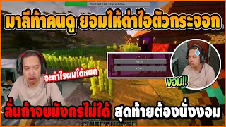 มาลีท้าคนดู ยอมให้ว่าตัวกระจอก ลั่นถ้าจบมังกรไม่ได้ สุดท้ายตัวเองนั่งงอม | Minecraft