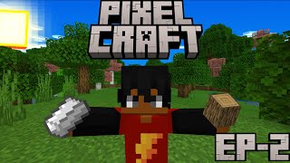 Caçando Recursos Essenciais no Minecraft - PixelCraft EP 2