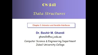 Chapter 3: Iterator & Iterable Interfaces