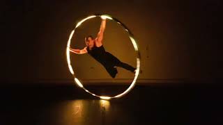 Daniele Contino Led Cyr wheel act trailer