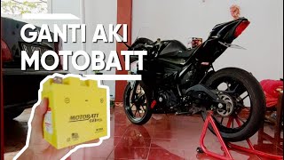 GANTI AKI GSX-R150 PAKE MOTOBATT MTZ6S