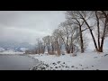 4k city walks livingston montana usa mallards rest virtual treadmill scenery walk