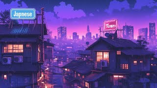 Nostalgic Lofi Hip Hop Beats 📼 1980s \u0026 90s Vibes \u0026 Retro Japanese Town Ambience 🌆 Lofi Rain Playlist