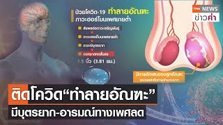 ติดโควิด“ทำลายอัณฑะ” มีบุตรยาก-อารมณ์ทางเพศลด | TNN ข่าวค่ำ | 22 ก.พ. 65