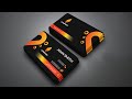 Photoshop Tutorial - Business Card Design