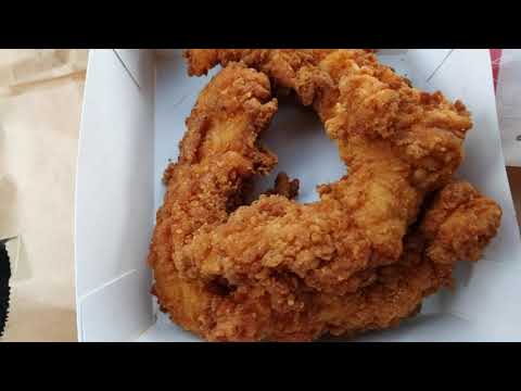 Hardee's Chicken Tenders Combo Review - YouTube