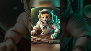 The spaceship malfunctions and the cat makes a triumphant return to the moon. #cats #catvideos