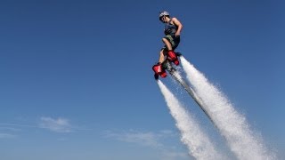 Helmet Cam: A rider's POV while flyboarding in and above Lake Washington