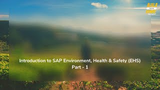 Introduction to SAP Environment, Health \u0026 Safety (EHS)  | Part 1