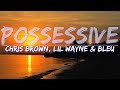 Chris Brown with Lil Wayne & BLEU - Possessive (Clean) (Lyrics) - Audio, 4k Video