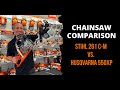 Chainsaw Comparison: Husqvarna 550 XP vs. Stihl MS 261