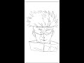 Gojo Character sketched using Python Turtle Library 😎 😎 || Infinite Coder #shorts #infinitecoder