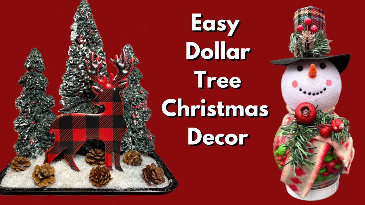 Dollar Tree Christmas Diy Youtube