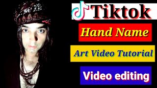#TiktokHandNameArtVideoTutorial Tiktok Hand Name Art Video Tutorial | Tiktok Naw Trend Name Art vide
