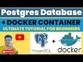 Run Postgres Database in Docker Container | Postgres Docker Container Tutorial