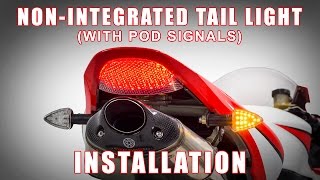 How to install Non-Integrated Tail light on a 07-12 Honda CBR600RR by TST Industries