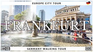 Frankfurt, Germany 🇩🇪 Walking Tour of Frankfurt City Centre 2024 | 4K HDR