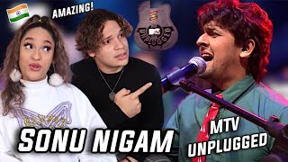 An Artist Worth Studying| Waleska & Efra react to Sonu Nigam - Abhi Mujh Mein Kahin MTV Unplugged