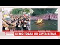 Suasana Demo Tolak Omnibus Law di Makassar - Breaking iNews 08/10