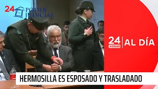 El momento en que Luis Hermosilla es esposado y llevado a la cárcel de Capitan Yáber | 24 Horas TVN