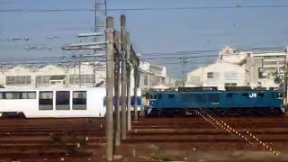 371系甲種輸送 稲沢駅停車中