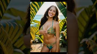 I Created a Bikini Model Using Only Ai [lookbook] #lookbook #lookbookbikini #aigirl #girl #bikini