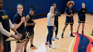 Caitlin Clark shocks her Indiana Fever teammates with her all star status