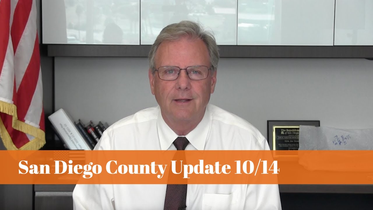 San Diego County Update 10/14 - YouTube