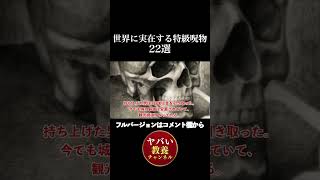 世界に実在する特級呪物22選15【放送禁止級の闇歴史】フルバージョンはコメント欄から #ヤバい教養チャンネル #shorts