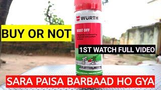 WURTH RUST OFF | HOW TO USE WURTH RUST OFF SPERY | WURTH RUST OFF FOR BIKE BUY OR NOT RIDE WITH BIKE