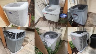 Trane, Bryant, Carrier, Rheem, & Amana Air Conditioners Running