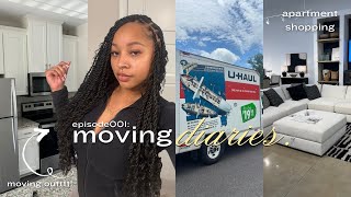 moving diaries ep1: new beginnings! preparing to move + packing + apartment shopping & more!