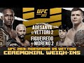 UFC 263 CEREMONIAL WEIGH-INS: Adesanya vs. Vettori 2