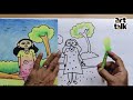 art n talk ആർക്കും വരക്കാം എളുപ്പത്തിൽ easy drawing method for children shanawaz mudickal ep 17