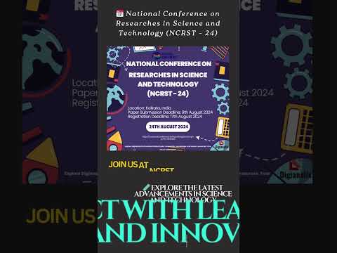 National Conference on Research in Science and Technology (NCRST – 24)