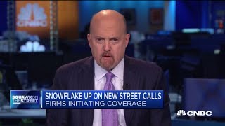 Jim Cramer on Snowflake rising on new Wall Street calls as firms initiate coverage