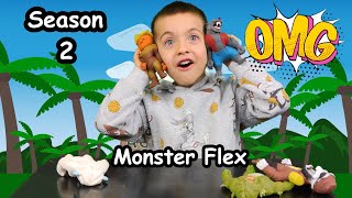 😱 Monster Flex Unboxing 💥 Big Monster Flex Toy Review 😨 Series 2