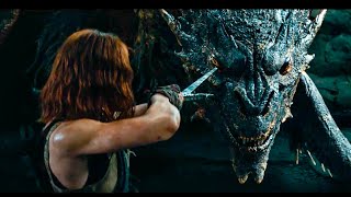 Elodie vs The Dragon Final Fight Scene - Damsel (2024) Netflix