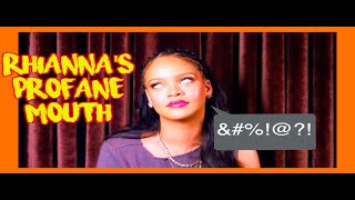 Rihanna's Filthy Mouth Answers Questions (Suprising Profanity in Interview with Asap Rocky/Vogue)