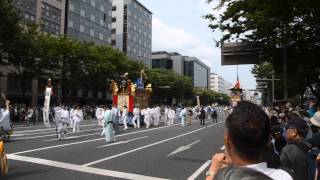 2014京都・祇園祭　後祭鉾巡行、橋弁慶山と北観音山（平成26年7月24日）