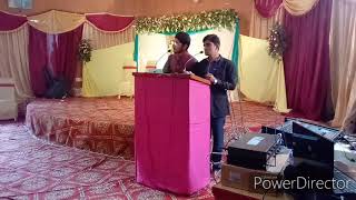 Best comparing by Faisal shahzad and sharafat Shah on welcome party