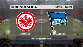 Eintracht Frankfurt VS. Hertha BSC Berlin [19.Spieltag] 30.01.2021 [FIFA 21]