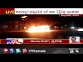 clash between 2 groups vehicle set on fire in channarayapatna hassan