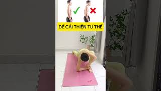 Cải thiện tư thế #sasayoga #yogachonguoimoibatdau #baitapgiammobung #yoga