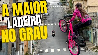 DESAFIO DESCER A MAIOR LADEIRA NO GRAU (MUITO MEDO)😰